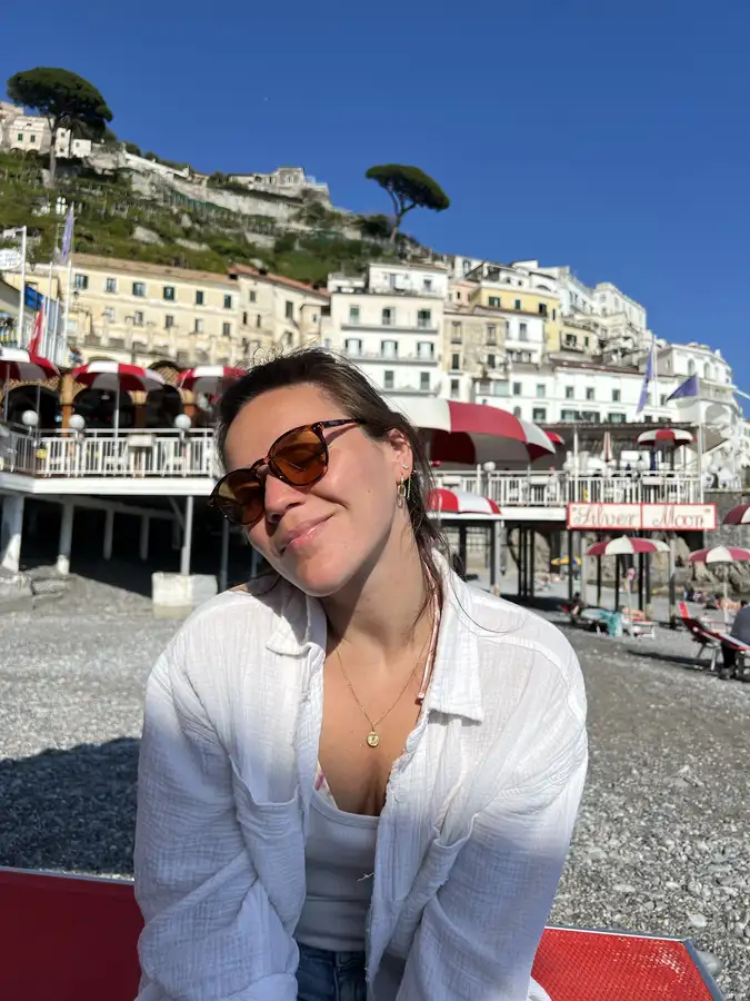 Retrato de Agus frente a Positano
