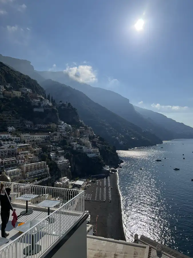 Vista de la costa Amalfitana