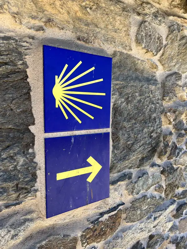 Señal del Camino de Santiago